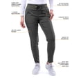 thumbnail image 4 of Adar Pro Modern Athletic Scrub Set For Women - Modern V-Neck Scrub Top & Yoga Jogger Scrub Pants, 4 of 7