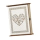 thumbnail image 2 of Caja de llaves de madera, armario para llaves, sólida, rústica, hecha a mano, estilo granja, estante para llaves, gabinete para llaves Amor corazón, 2 of 9