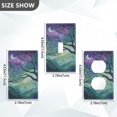 thumbnail image 7 of Yayeee Toggle Light Switch Wall Plate 1-Gang 4.5"x2.7" Home Decorative Outlet Cover, Moonlight Forest, 7 of 7