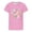 Pink, variant on Girl's T-Shirts 100 Days Of School Print Round Neck Short Sleeved Back To School T Shirts Everyday Wear Comfort Fit Tee Shirt Holiday Vacation Stylish Comfortable Tops