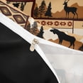 thumbnail image 4 of jejeloiu Rustic Moose Patchwork Bedding,Southwestern Fish Print Duvet Cover Full For Boys,Brown Beige,Black Reversible,3pcs,1 Duvet Cover and 2 Pillowcases, 4 of 6