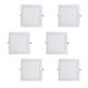 thumbnail image 5 of 12W 6pcs Empotrada tejado Luces Abajo Panel -Cuadrado Blanco cálido Macarena Luz de techo LED, 5 of 8