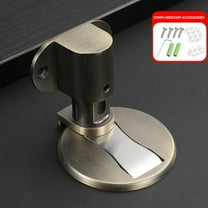 Invisible Magnetic Door Stop, Floor Mount Magnet Door Stopper, Door Holder Doorstop for Bottom of Door, Ground Mount, No Drilling, for Home Office Bedroom Door