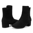thumbnail image 4 of Botas PANDANINJIA Alyssa Fashion con punta cuadrada y tacón bajo para niñas, 4 of 8