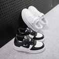 thumbnail image 4 of Zapatillas de deporte para niños de primavera y otoño, suela suave, ligeras, antideslizantes, de cuero, para niños medianos y grandes, zapatos deportivos versátiles e informales, 4 of 5
