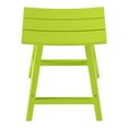 thumbnail image 6 of GARDEN 24" Inches Adirondack Plastic Outdoor Bar Stools (Set of 2), Lime, 6 of 7