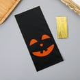 thumbnail image 6 of Kbndieu Halloween Goodie Treat Bags, 50PCS Halloween Candy Bags Plastic Pumpkin Gift Bags for Kids Trick or Treat, Party Favor, 6 of 6