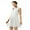 White, variant on Golf Tennis Dresses, Women Athletic Dress with Separate Shorts, V Neck Sleeveless Workout Dresses Solid Color S