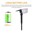 thumbnail image 4 of Bsv-Sl338 Luz Solar Para Césped Con Pilas Foco Led Para Paisaje Ángulo Ajustable Luz Impermeable Para Exteriores Para Césped Y Jardín Monstrate HA013387-00, 4 of 7