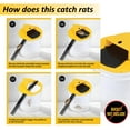 thumbnail image 3 of HYEASTR 4 Pack Mouse Trap Bucket Automatic Reset Slide Bucket Lid Mouse Trap, Humane or Lethal Flip Lid Mouse Traps Auto Reset, Indoor Outdoor, 5 Gallon Bucket Compatible (Without Barrel), 3 of 10