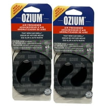 Ozium Paper Membrane Hanging Car Air Freshener - Automotive Air Fresheners and Odor Eliminator for Car, New Car Scent, 2 Packs