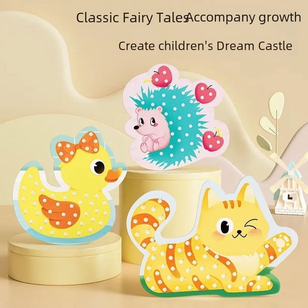 Pintura de sellos para niños, bricolaje, sueños, pintados a mano, juguetes creativos para niños