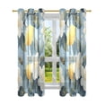 thumbnail image 7 of Yayeee Window Curtains Set of 2 for Living Room Light Filtering 63"x42", Lemon Pattern, 7 of 7