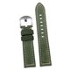 thumbnail image 4 of Correa de reloj de cuero PU de liberación rápida, ligera, transpirable, práctica para hombres Verde, 4 of 8