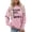 Pink, variant on Sweatshirts Women Shirts Printed Casual Pullover Sweatshirt Crewneck Soft Long Sleeve Tops Blue L