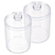 thumbnail image 3 of BRIGHTFUFU Caja de almacenamiento de algodón acrílico 2 en 1 Caja de almacenamiento transparente de algodón transparente, 3 of 7