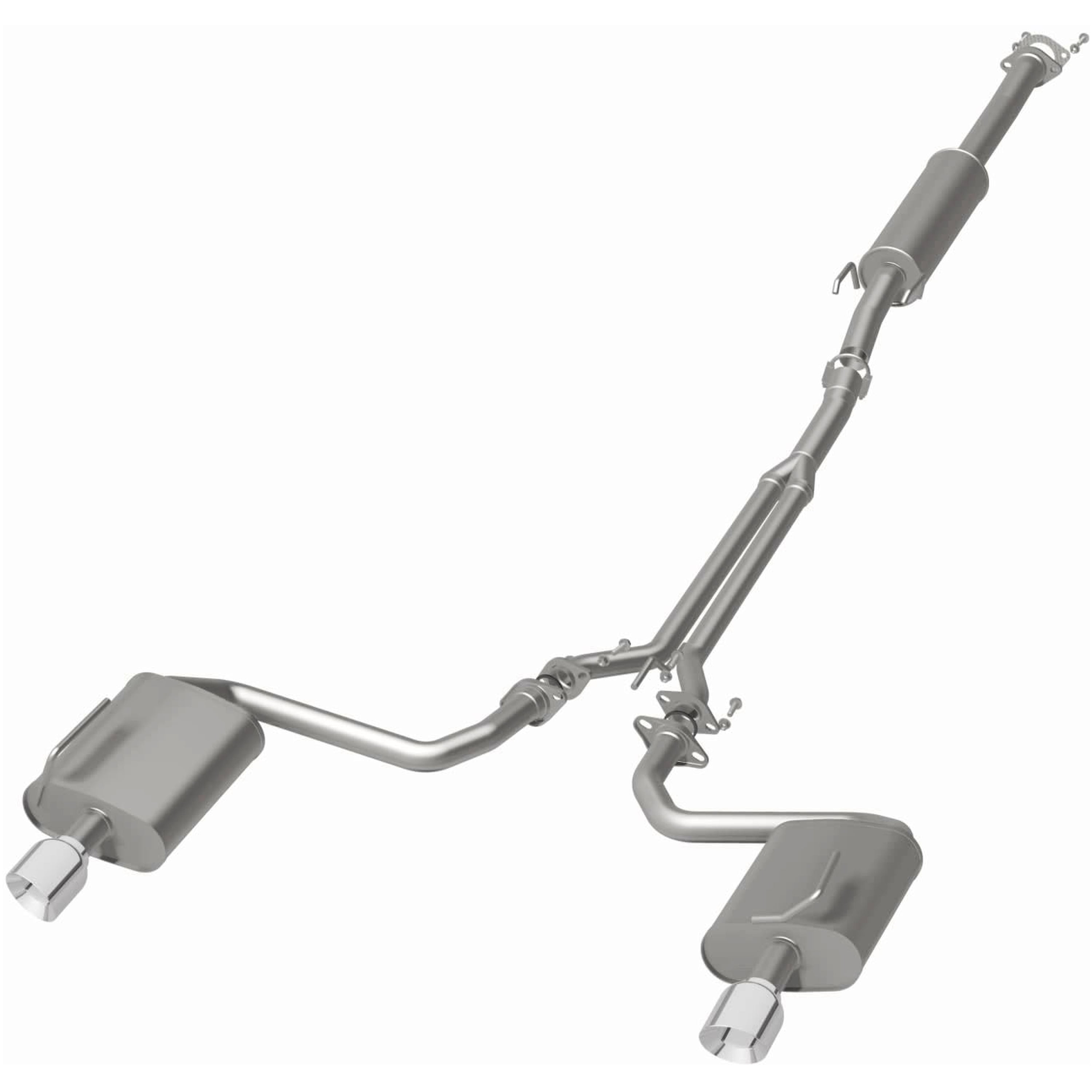 BRExhaust OE Replacement Exhaust System Kit 106-0167: Compatible with 2009-2017 Nissan Maxima 3.5L
