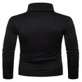 thumbnail image 3 of Chandails à Col Roulé Ajustés Décontractés pour Hommes Pull Tricoté Chandails Thermiques, 3 of 5
