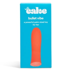 Hello Cake Bullet Vibe Vibrator for Women, Waterproof & Rechargeable Small Toy with 10 Vibrating Modes, Pink