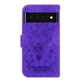 thumbnail image 4 of SaniMore for Google Pixel 7 Pro 6.7" Magnetic Wallet Case, PU Leather Case with Card Slot Kickstand & Wrist Strap Shockproof Protective Case for Google Pixel 7 Pro Women Men, Purple, 4 of 8