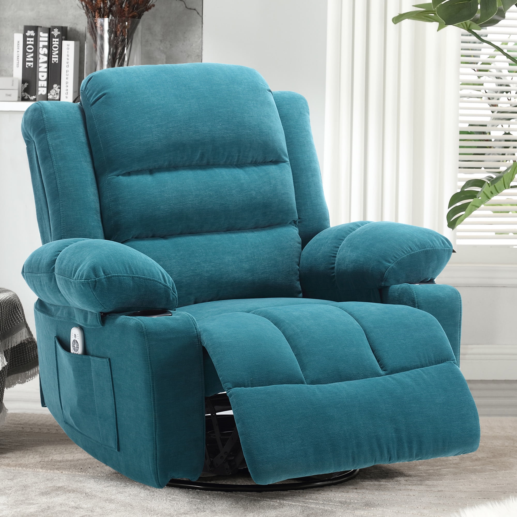 Teal recliner chair deals