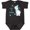 Black Leopard, variant on Inktastic Let It Snow Snowman Boys or Girls Baby Bodysuit