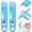Blue, variant on 2PCS 4 in 1 Needle Threader with Seam Ripper Ruler Scale and Magnifier | 2026 Upgrade Multifunctional Magnetic Seam Guide with Seam Ripper and Spare Needle for Easy Threading and Stitch Removal
