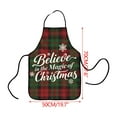 thumbnail image 3 of Christmas Aprons for Women Men, Christmas Kitchen Apron for Kids Adults, Adjustable Bib Apron Water Resistant for Cooking, Baking or Crafting, Christmas Gifts, 3 of 5