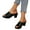Black, variant on Women's High Heels Dress Slides Sandals for Ladies Fashion Leather Peep Toe Platform Chunky Block Pumps Shoes