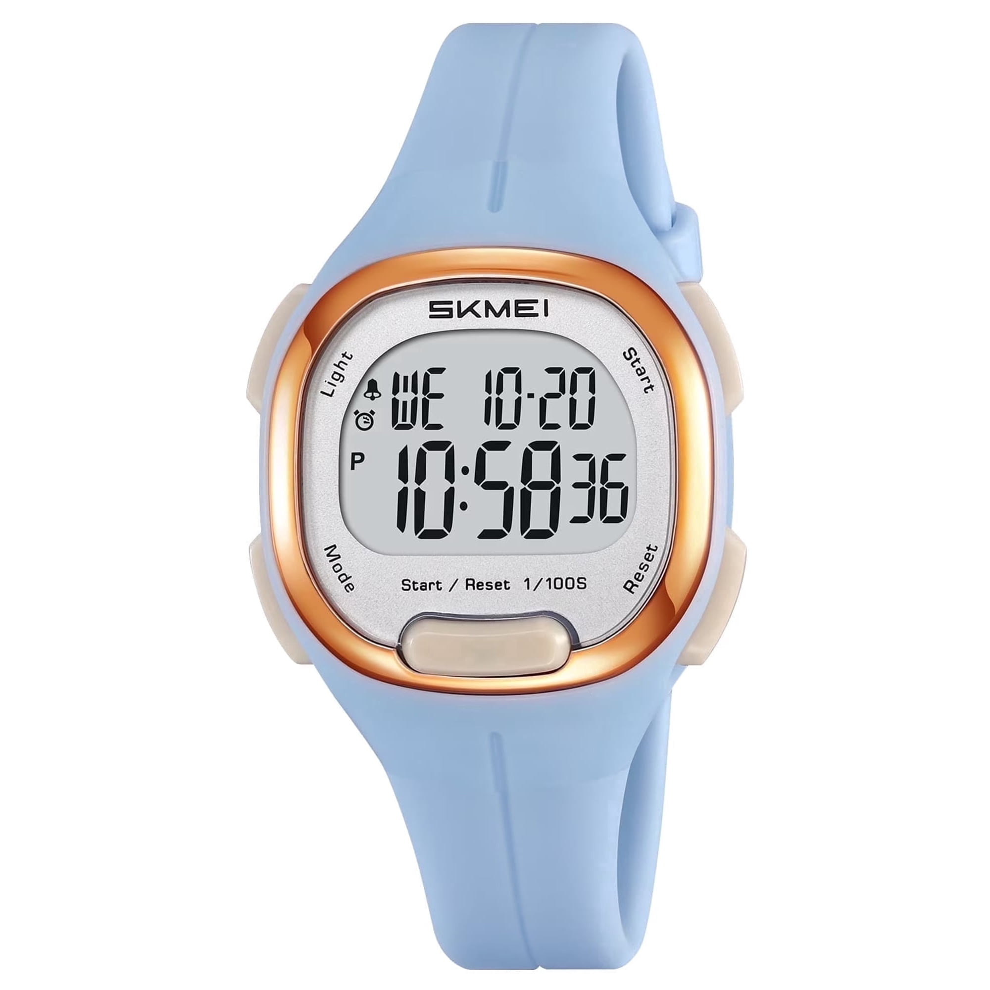 SKMEI Women Watch Digital Chronograph Watch Multifunctional Waterproof Sports Watch for Women with Alarm Stopwatch Back Light