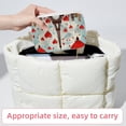 thumbnail image 6 of Valentine's Day Velvet Portable Jewelry Stand with Removable Compartment - Travel Organizer, Earring Holder, and Organizer Box - Gift, 6 of 7