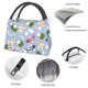 thumbnail image 4 of Fotbe Colorful Koi Fish Bolsa Térmica Portátil con Estampado, Bolsa de Entrega de Alimentos Aislada, Bolsa Reutilizable de Gran Capacidad para Comidas y Supermercado, 4 of 6