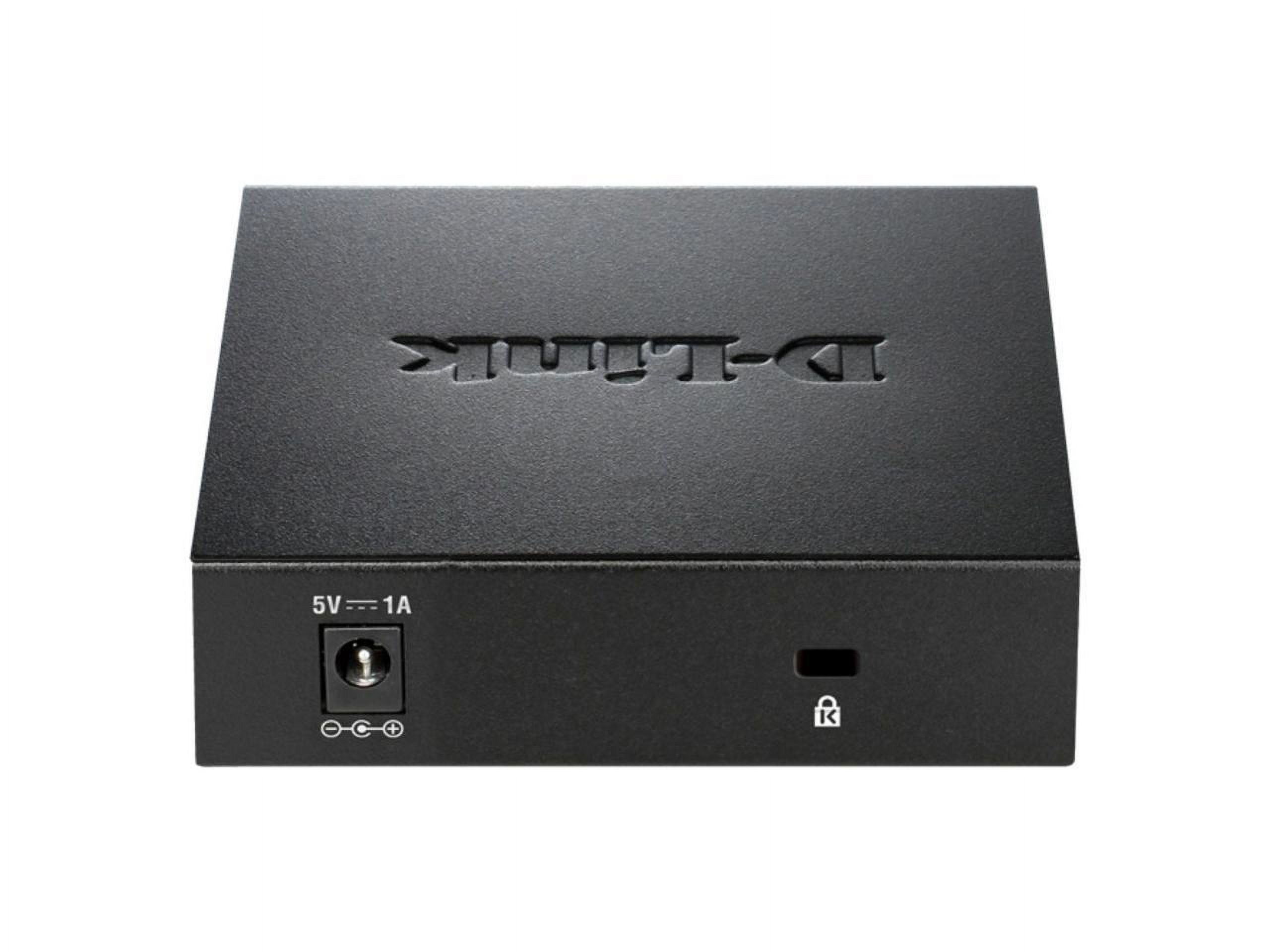 D-Link Switch 5-Port Gigabit Desktop Switch Metal Retail (DGS-105GL)