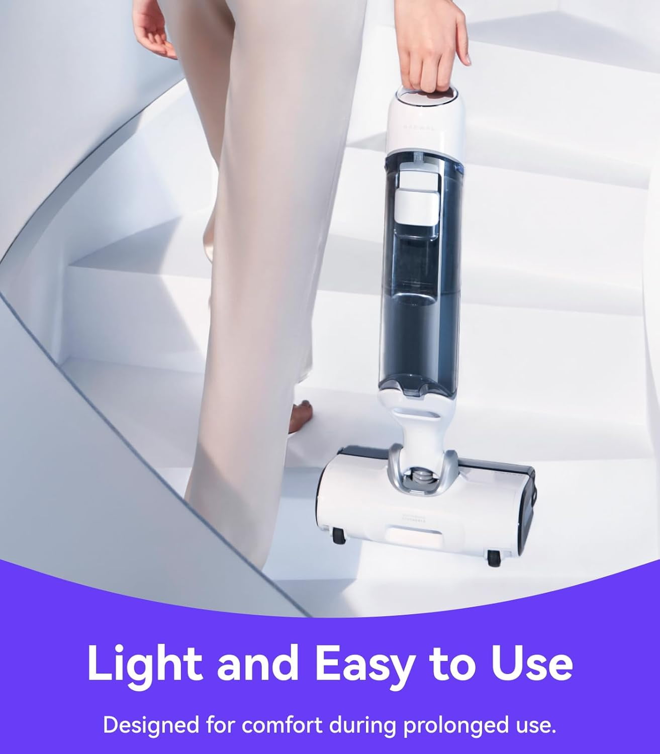 NARWAL S10 Pro Lightweight Cordless Vacuum Mop, Wet Dry Vacuum Cleaner, Self-Cleaning & Drying, 180° Flexibility, 50min Runtime Floor Cleaner
