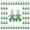 Green, variant on Ribbon Bow Emblem Pins & Brooches, Metal Green