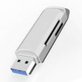 thumbnail image 2 of C307 Lecteur de Carte Portable USB 3.0 pour SD, SDHC, SDXC, MicroSD, MicroSDHC, MicroSDXC, avec Conception Tout-en-un, 2 of 9