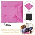 thumbnail image 2 of Yuarrent Almohadilla de calefacción eléctrica, asiento cuadrado de Color sólido, silla, sofá, calentador, invierno, clima frío, funda de cojín para Electrodomésticos Café Yuarrent HA071938-01, 2 of 6