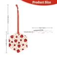 thumbnail image 3 of Naloa Red Ladybug Acrylic Santa Tree Decorations Christmas Hanging Pendant for Christmas Winter New Year Party Hanging Decorations-Hexagon, 3 of 7