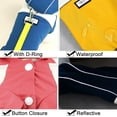 thumbnail image 5 of LANFENG Waterproof Dog Raincoat with Hood for Small Dogs Reflective Puppy Rain Coat with Legs Lightweight Rain Jacket Slicker Poncho Pet Girl Boy Raining Clothes Jumpsuit for Wet Weather Blue XXL, 5 of 15
