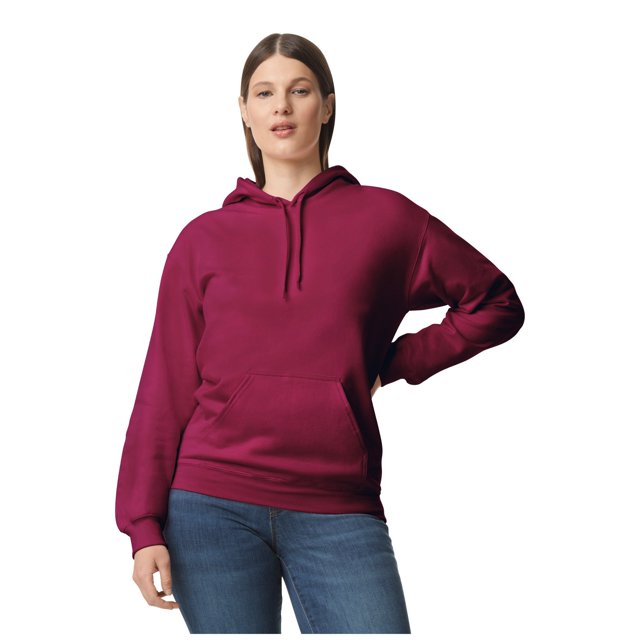 Gildan - Sudadera Softstyle de Polar para Adultos Unisex (Granate)