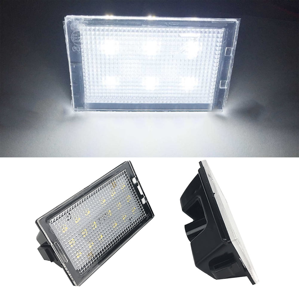 2PCS DIY 6500K Car LED Lamp Replacing Number License Plate Light for Land Rover TAPDRA Spare Part