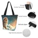 thumbnail image 4 of Balery Starry Sky Cloud Cute Rabbit Bolsa de Hombro con Diseño, Bolsa Grande y Duradera, Bolsa Versátil para Compras, 4 of 6
