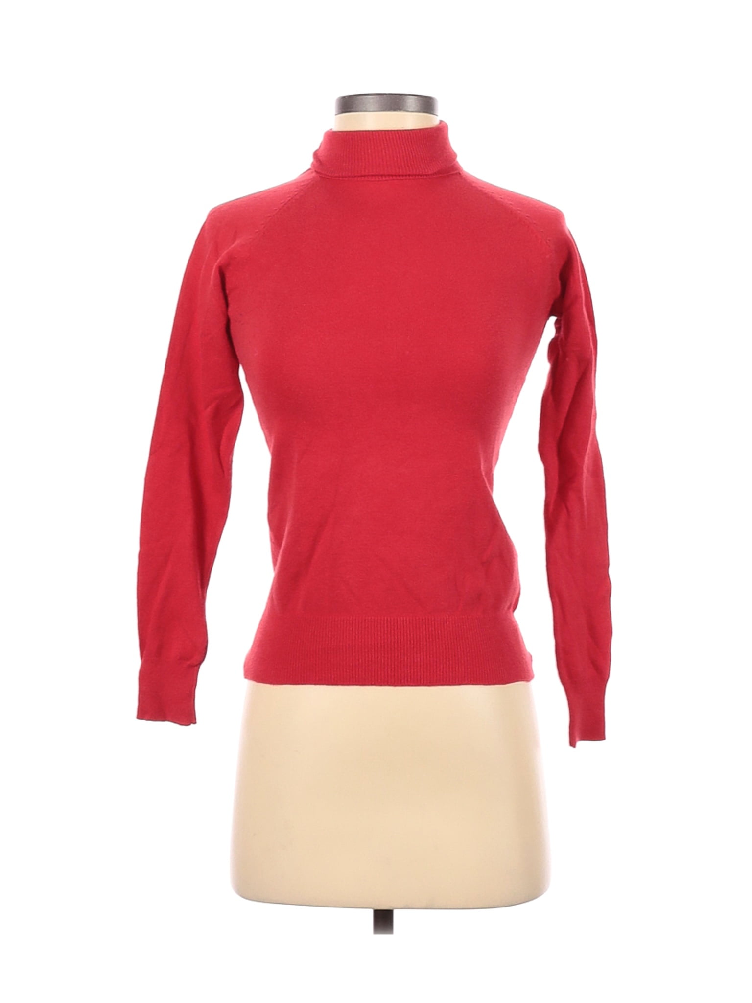 zara red turtleneck