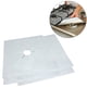 thumbnail image 3 of 8pcs Universal Heavy Duty Oven Liners láminas protectoras para encimera de gas (27x27cm, plata), 3 of 5