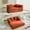 Orange, variant on YINIX 62.9" Convertible Sleeper Sofa Bed with 2 Pillows, Removable Floor Sofa Couch for Living Room Small Spaces, Orange
