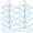 Blue, variant on 10-Pack Plastic Hangers - Non-Slip Infant & Toddler Clothes Hangers for 3-18 Months, 11.22 x 6.5 Inches, Durable Hanger Set for Wardrobe Organization