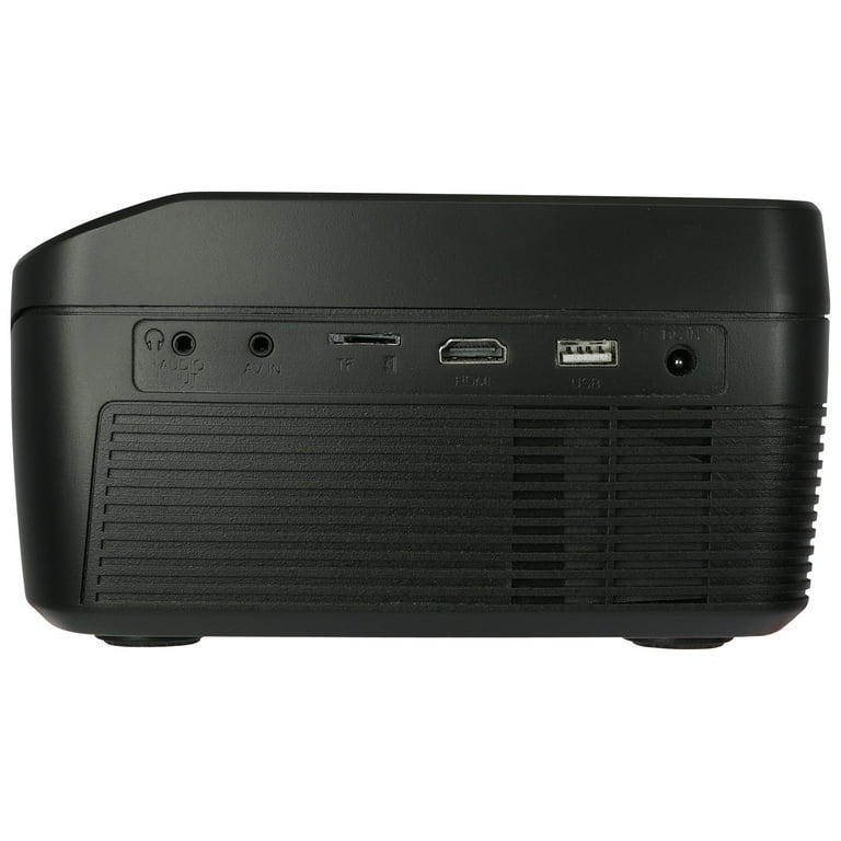 GPX Bluetooth Wireless Projector with DVD Player, PJD713B, Black