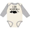 thumbnail image 3 of Inktastic I Love Camping- Tent and Trees Boys or Girls Long Sleeve Baby Bodysuit, 3 of 5
