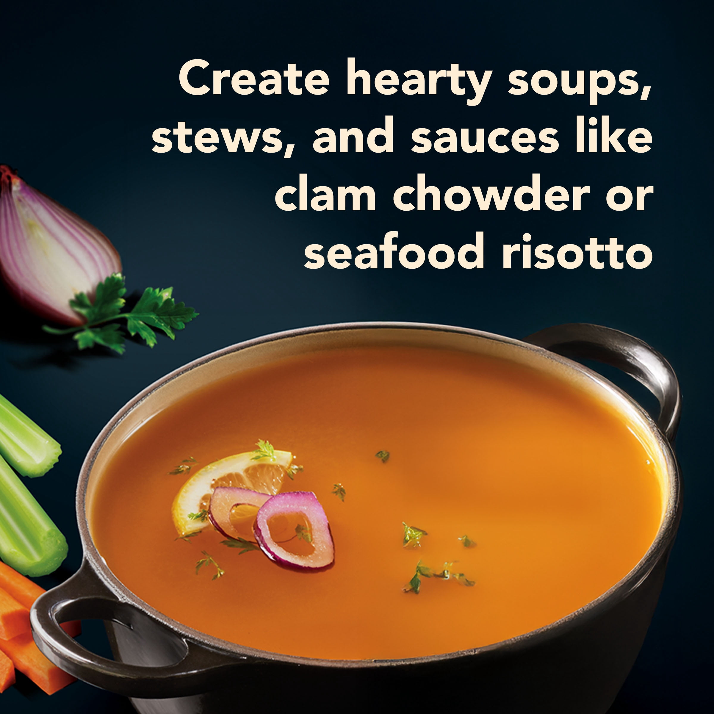 (3 pack) Imagine Seafood Stock, 32 fl oz Carton