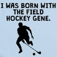 thumbnail image 2 of CafePress - Born With The Field Hockey Gene Body Suit - Long Sleeve Cotton Baby Bodysuit, 2 of 4